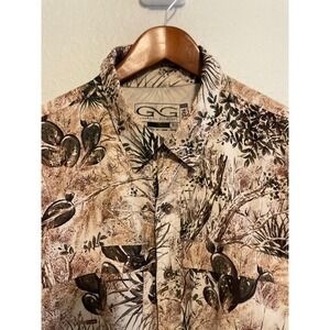 GameGuard Outdoors Men's XL Desert Camo Short Sleeve Fishing Hunting Shirt